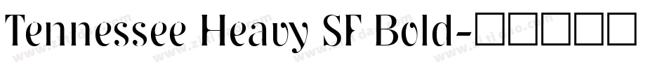 Tennessee Heavy SF Bold字体转换